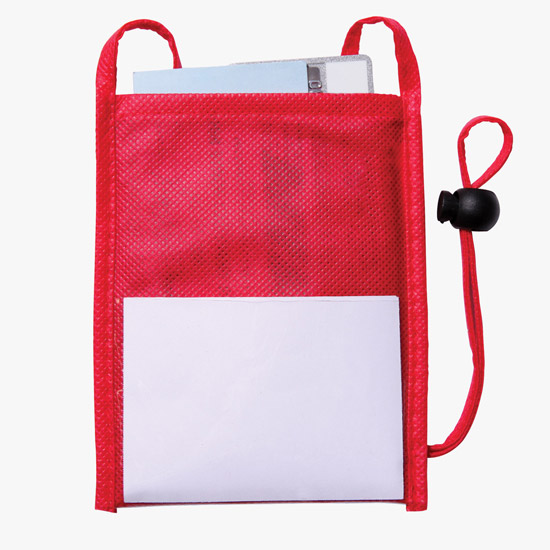 Eco Dual Pocket Neck Wallet - Blank