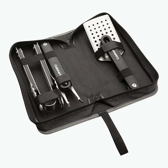 Cuisinart 4-Piece Folding Grill Tool Set