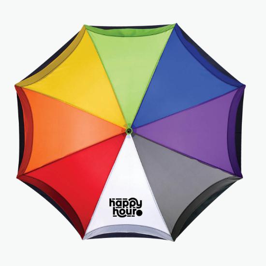 46 Inch Arc Rainbow Umbrella - 24-Hour Production