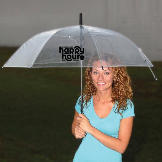 46 Inch Arc Clear Umbrella - 24-Hour Production