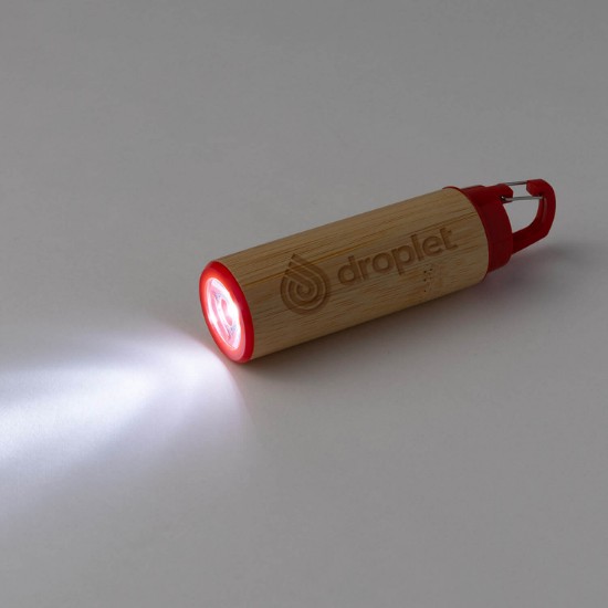 Bamboo Clip Flashlight - Engraved
