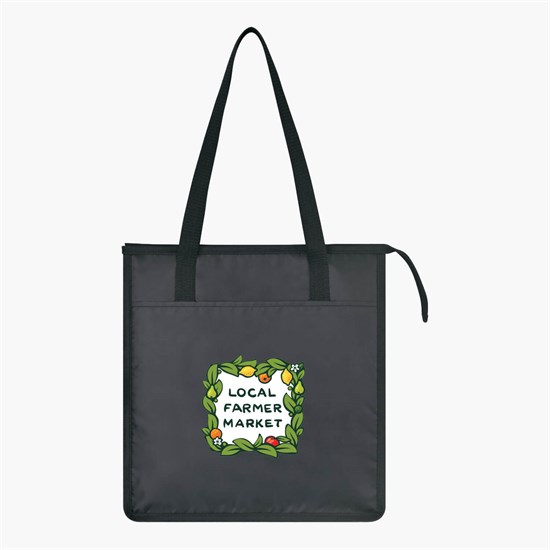 Arlo rPET Insulated Grocery Shopper Tote - 14.5 x 13.5 - Full Color