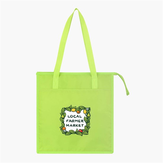 Arlo rPET Insulated Grocery Shopper Tote - 14.5 x 13.5 - Full Color