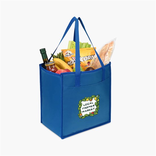 Arlo rPET Insulated Grocery Shopper Tote - 14.5 x 13.5 - Full Color