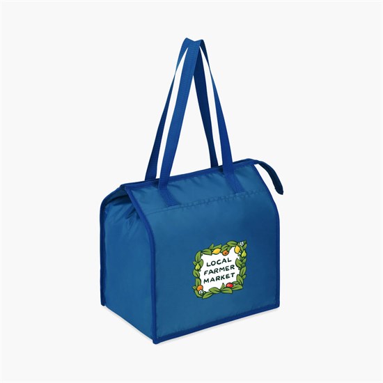 Arlo rPET Insulated Grocery Shopper Tote - 14.5 x 13.5 - Full Color