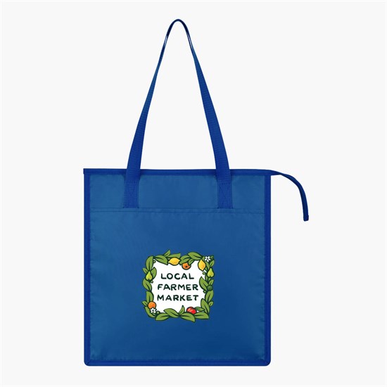 Arlo rPET Insulated Grocery Shopper Tote - 14.5 x 13.5 - Full Color