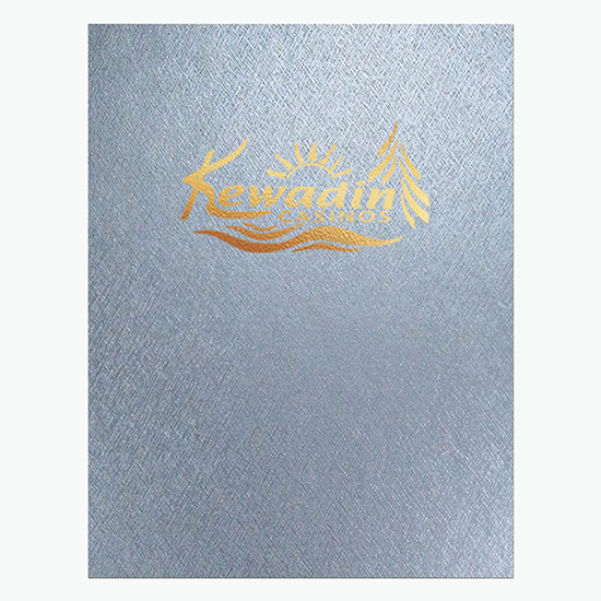 8 1/4 x 10 3/4 Monthly Planner with Metallic Paper Cover
