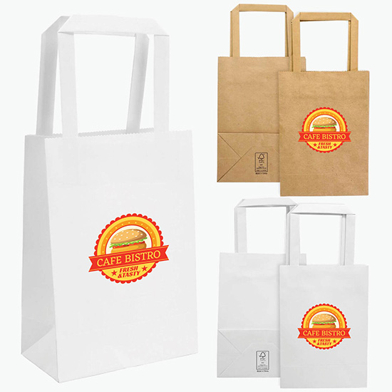 Small Paper Shopping Bag - 8 x 6