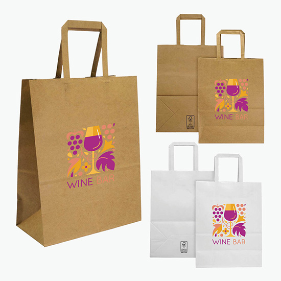 Medium Paper Shopping Bag - 10.5 x 8