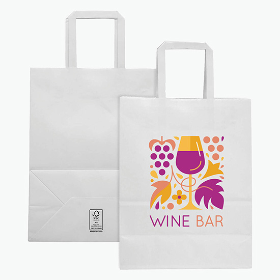 Medium Paper Shopping Bag - 10.5 x 8