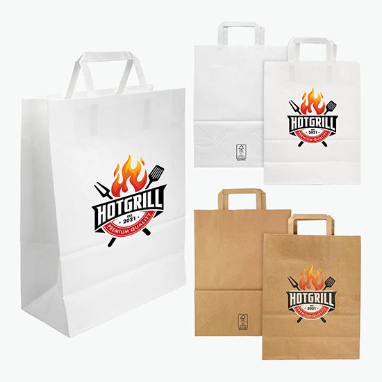 Large Paper Shopping Bag - 13 x 10