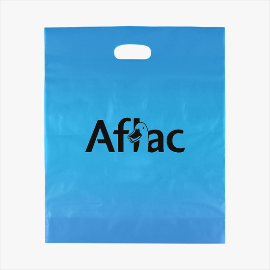Frosted Die Cut Handle Bag - Large