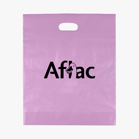 Frosted Die Cut Handle Bag - Large