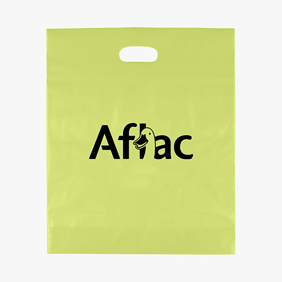 Frosted Die Cut Handle Bag - Large