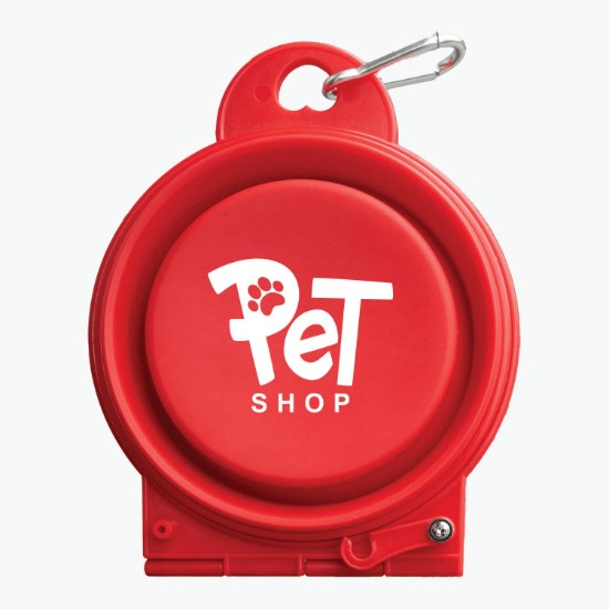 Top Tail Double Collapsible Pet Bowl