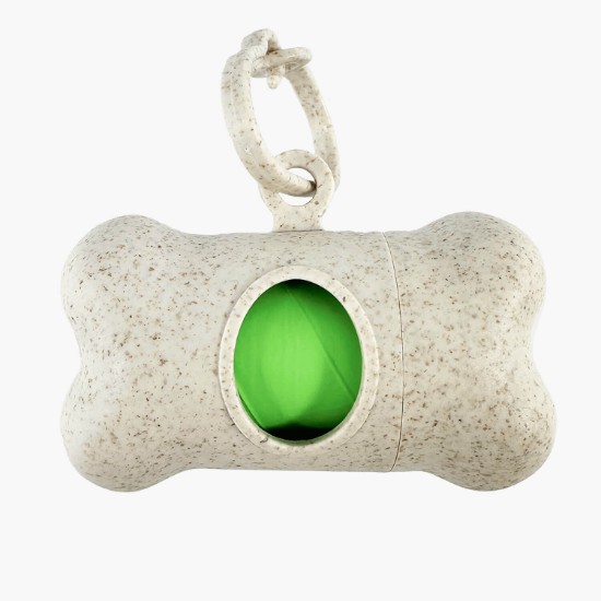 Eco Bone Pet Bag Dispenser with Compostable Bags