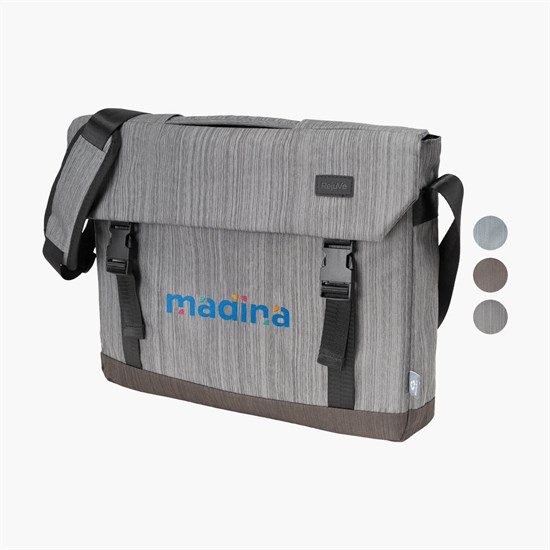 RejuVe Recycled Laptop Brief Bag - Embroidered