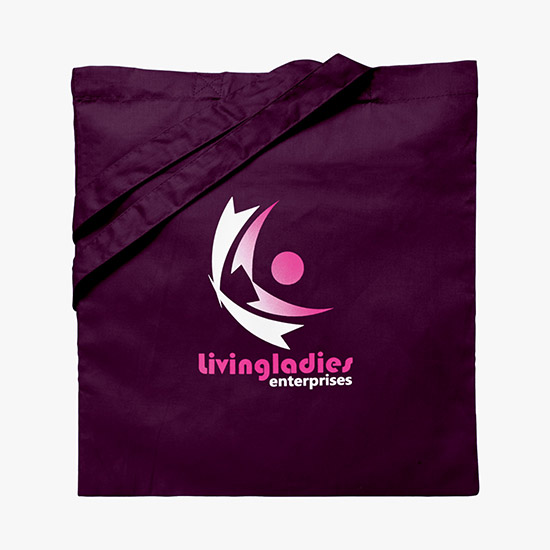 Economy Cotton Sheeting Tote - 15-1/2 x 15 - Colors - 24-Hour Production