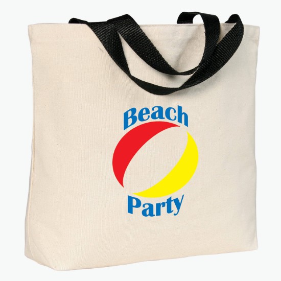 Colored Handle Tote - Full Color