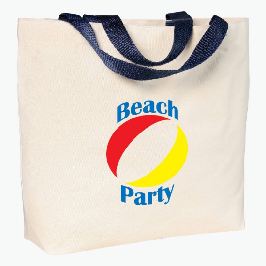 Colored Handle Tote - Full Color