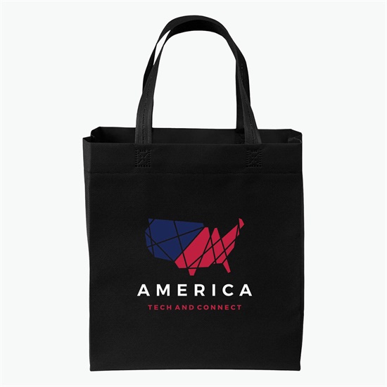 USA Liberty Shopping Tote - 13 x 12 - Full Color