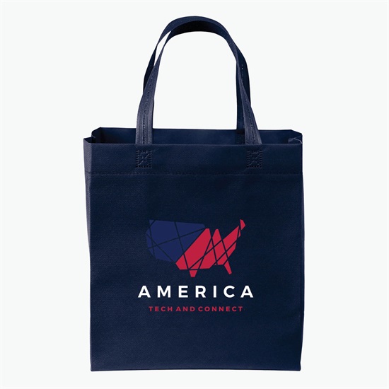 USA Liberty Shopping Tote - 13 x 12 - Full Color