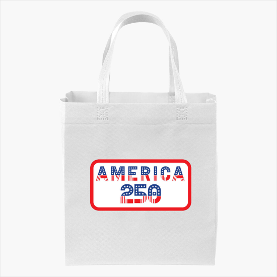 USA Liberty Shopping Tote - 13 x 12 - Full Color