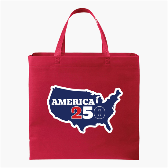 USA Patriot Shopping Tote - 17 x 18 - Full Color