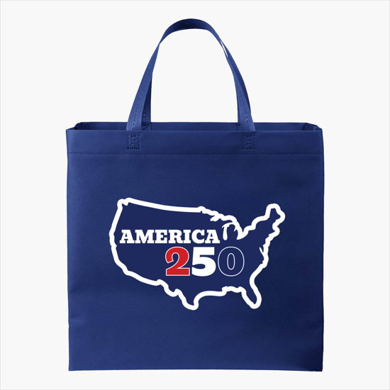 USA Patriot Shopping Tote - 17 x 18 - Full Color