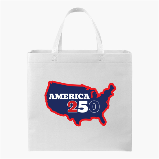 USA Patriot Shopping Tote - 17 x 18 - Full Color