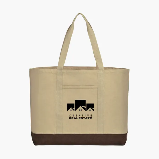 Ivy AWARE™ Recycled 12oz Cotton Carry-All Tote - 24-Hour Production