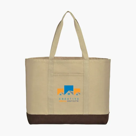 Ivy AWARE™ Recycled 12oz Cotton Carry-All Tote - Full Color