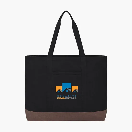 Ivy AWARE™ Recycled 12oz Cotton Carry-All Tote - Full Color