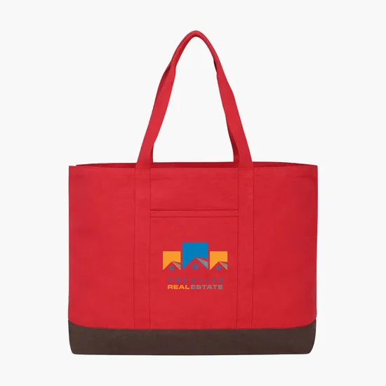 Ivy AWARE™ Recycled 12oz Cotton Carry-All Tote - Full Color