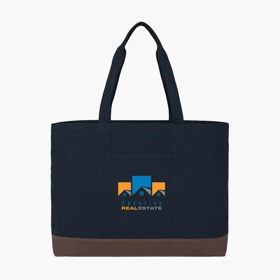 Ivy AWARE™ Recycled 12oz Cotton Carry-All Tote - Full Color