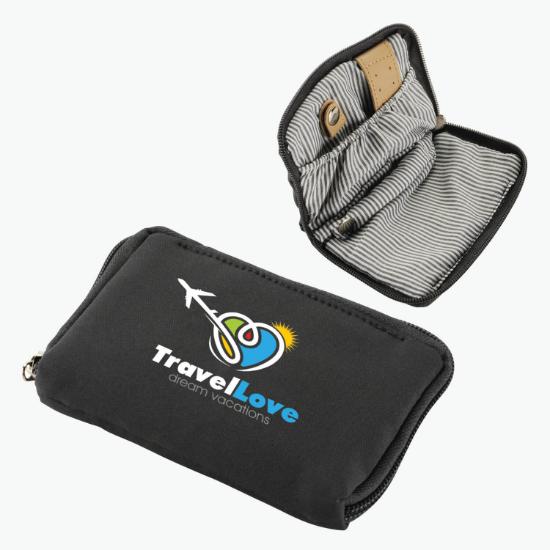 Recycled Travel Jewelry Pouch