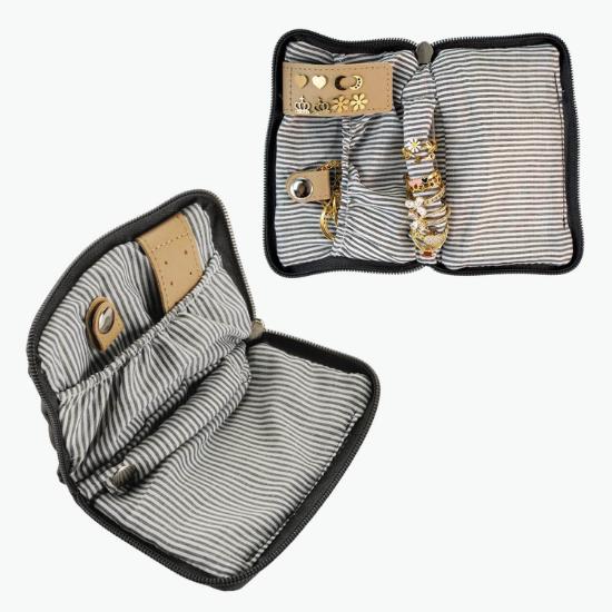 Recycled Travel Jewelry Pouch