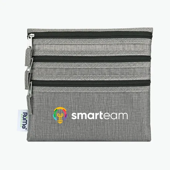 RuMe Recycled Baggie All Zipper Pouch - Full Color