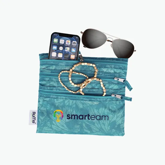RuMe Recycled Baggie All Zipper Pouch - Full Color