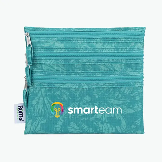 RuMe Recycled Baggie All Zipper Pouch - Full Color