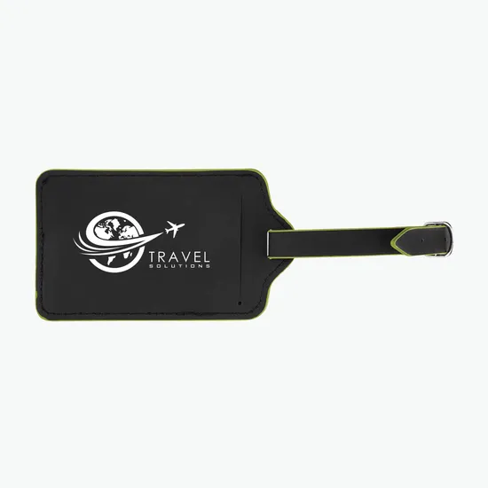 Recycled Leatherette Luggage Tag