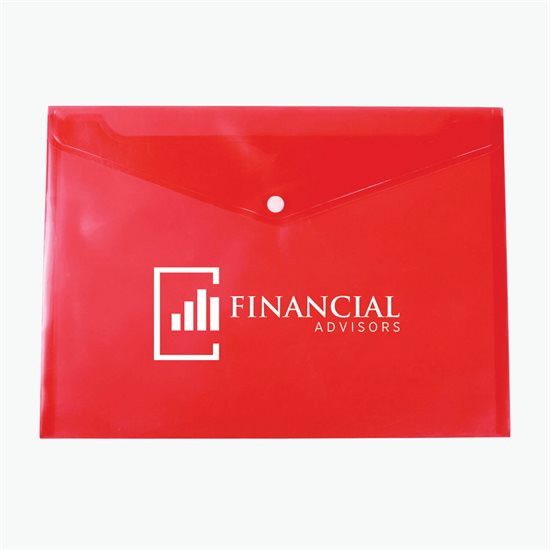 Economy Poly Portfolio with Snap Closure - 24-Hour Production