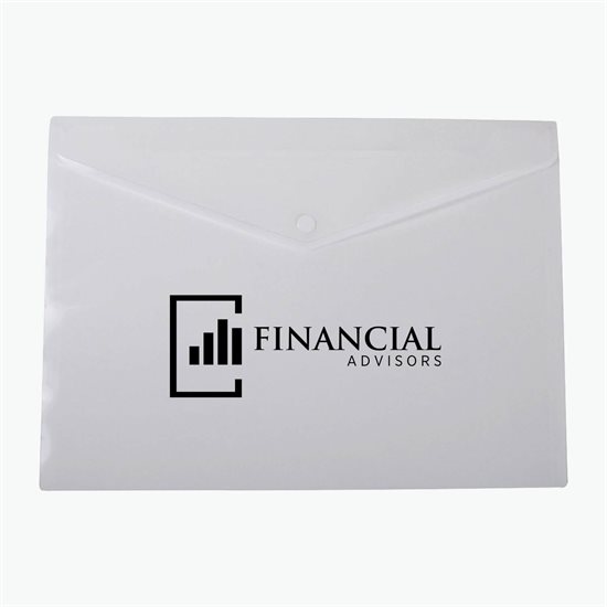 Economy Poly Portfolio with Snap Closure - 24-Hour Production