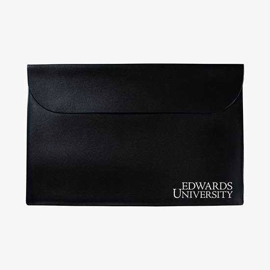 Legal Size Vinyl Portfolio - Solid - Printed