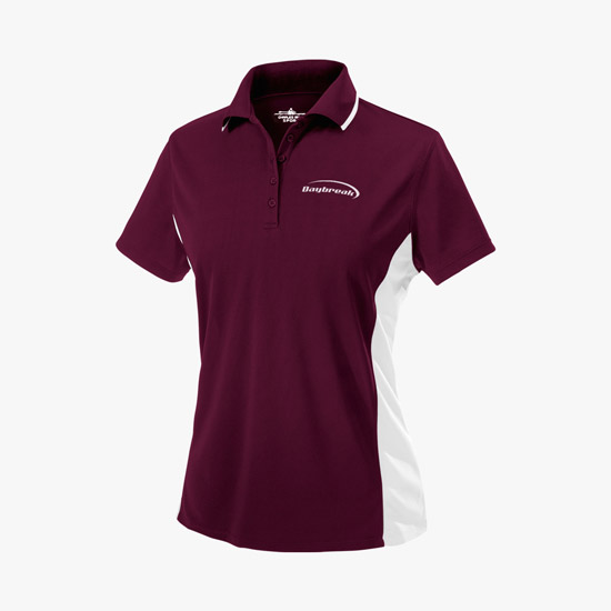 Color Blocked Wicking Polo - Women's