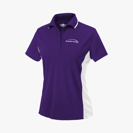 Color Blocked Wicking Polo - Women's