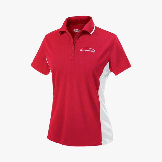 Color Blocked Wicking Polo - Women's