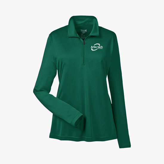 End Zone Performance 1/4-Zip - Women's - Silkscreened