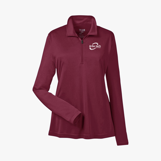 End Zone Performance 1/4-Zip - Women's - Silkscreened