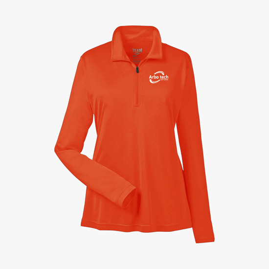 End Zone Performance 1/4-Zip - Women's - Silkscreened